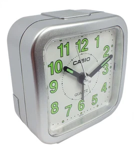 Casio > Despertador Análogo Color Plateado Tagesalarm Neo-Pantalla > TQ-141-8EF - Imagen 1 de 2