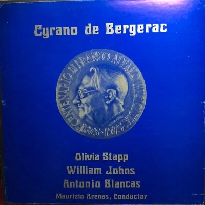 EALFANO-CYRANO DE BERGERAC-ORIGINAL MRF PRIVATE REC 2-LP BOX SET-LIBRETTO-USED - Image 1 of 4