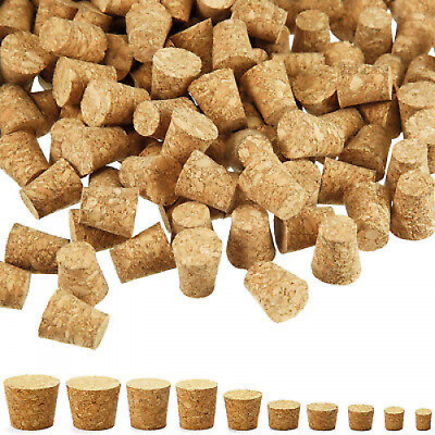 10/5Pcs Various Sizes Tapered Cork Plugs Suitable For Most Wine And Beer Bottle • 3.26€