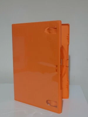 MEDIA REPLICATION 2 X Genuine Amaray Single DVD 14mm Spine - Orange