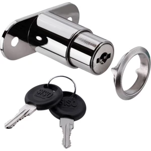 Cylindre à pression cylindre de meuble porte coulissante serrure de meuble serrure à cylindre 19 mm - Photo 1 sur 8