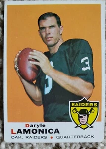1969 TOPPS FOOTBALL #263 DARYLE LAMONICA - Picture 1 of 2