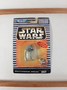 Star Wars Micro Machines AT-ST & Imperial Driver Mini Pack Galoob VERY RARE 1997 - Picture 1 of 4