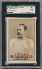 1887 JEM MACE N269 Lorillards Mechanics Delight Boxing Card