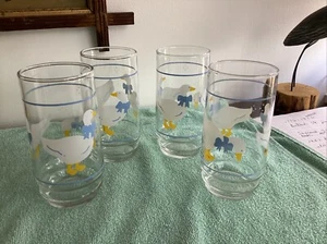 Vintage 4er Set Libbey Gänse Trinkgläser... - Bild 1 von 7