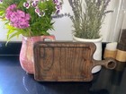 Vintage Hand Carved Solid Wood Baker Bread Board Charcuterie Board Treen Antique
