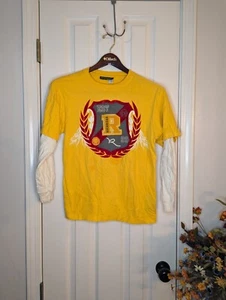 Vintage Rocawear Shirt Boys Medium 10-12 Jersey Rap Hiphop Long Sleeve Children - Picture 1 of 6