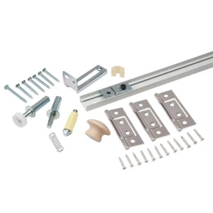 Bi-Fold Close Door Mounting Kit Hardware Set 30 in. Easy Install Closet Track - Picture 1 of 12