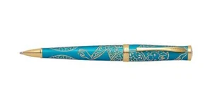 Cross AT0312-22 Year of the Monkey Tibetan Teal 23K Gold Plated Ballpoint Pen - Picture 1 of 1