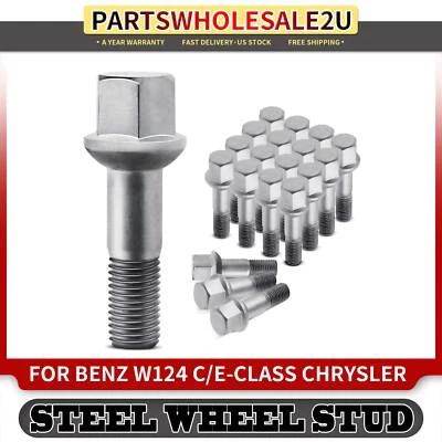 20x M12x1.5 Wheel Stud for Mercedes-Benz 300TE 400E 500E C220 Chrysler Crossfire - Image 1 of 4