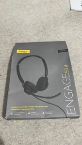 Jabra Engage 50 II Headset USB-C UC Stereo MS Teams Certified New Sealed - Picture 1 of 8