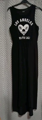 Girls Black Summer Maxi Dress Age 14 - 15 Years  Holidays - Image 1 of 4