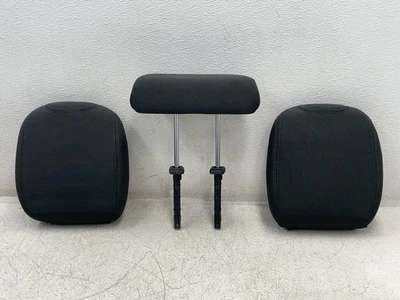 2021-2025 Jeep Wrangler Rear Left Right Center Headrest Head Rest Set 1600 OEM - Image 1 of 4