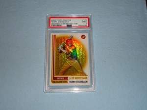 2005 Topps Pristine Gold Refractor Card Terry Steinbach PSA 9 Mint 75566833 - Picture 1 of 3