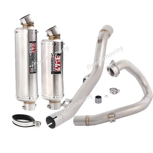 For Suzuki DRZ 400S 400SM 400E 2020-2024 Exhaust System Header Mid Link Pipe Tip - Picture 1 of 16