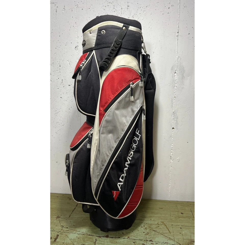 Bolsa de golf Adams Golf IDEA 6 vías divisor soporte transporte ligero negro rojo gris Foto 1 de 4