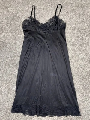Vintage Slip Dress Womens XS S Kayser Lace Mini Fairy Whimsigoth Goth Punk Sexy - Image 1 of 4