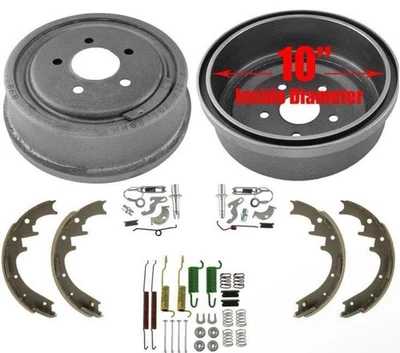 Tambores de freno de 10" zapatas de freno para 4 ruedas motrices Ford Ranger 10" más grandes 1998-2009 Foto 1 de 3