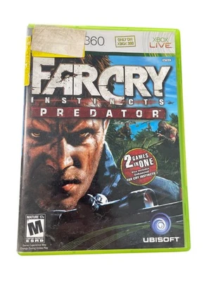 Far Cry Instincts Predator Xbox 360 Game Case Disc Mature 17+ Ubisoft Tested - Image 1 of 4
