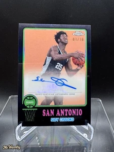 2024-25 Topps Chrome 1973 Sidy Cissoko Auto Black 1/10 #73TA-SCI - Picture 1 of 3