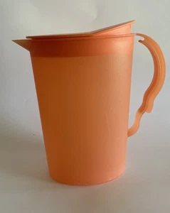 Tupperware Kanne Impressionen orange schmal Wippdeckel 3333C-1 - Bild 1 von 4