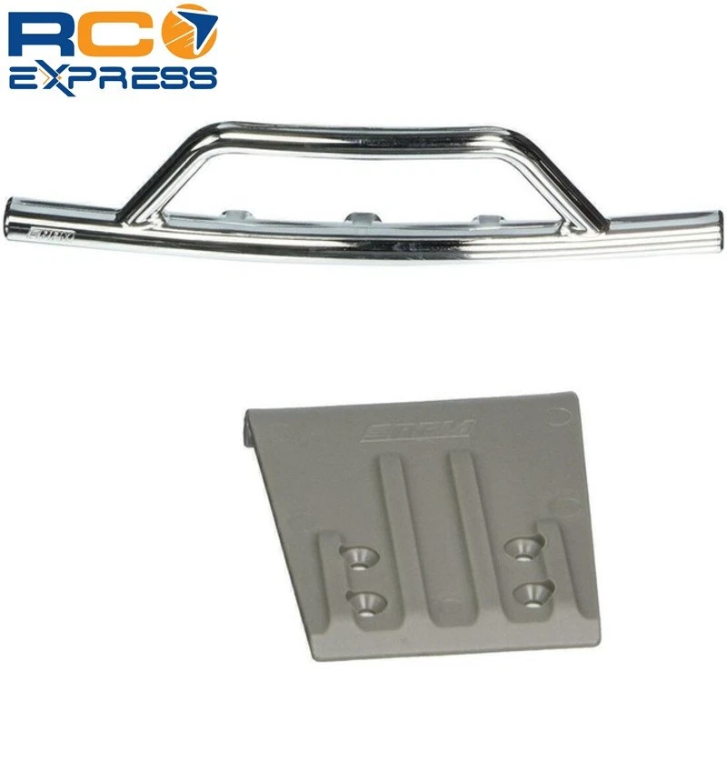 RPM 80953 Front Bumper & Skid Plate Chrome Slash 2wd