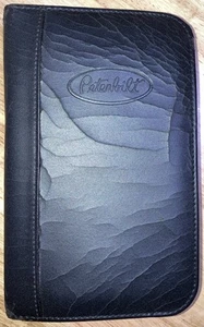 Peterbilt Genuine Black Leather Game Set in Zip Case with Cards Score Pad & Dice - Picture 1 of 6