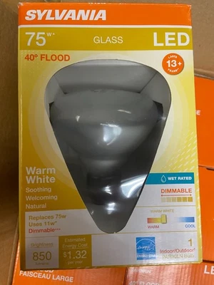 6 Pack - Sylvania LED PAR30LN Long Neck 11W Replaces 75W Flood Dimmable - Image 1 of 2