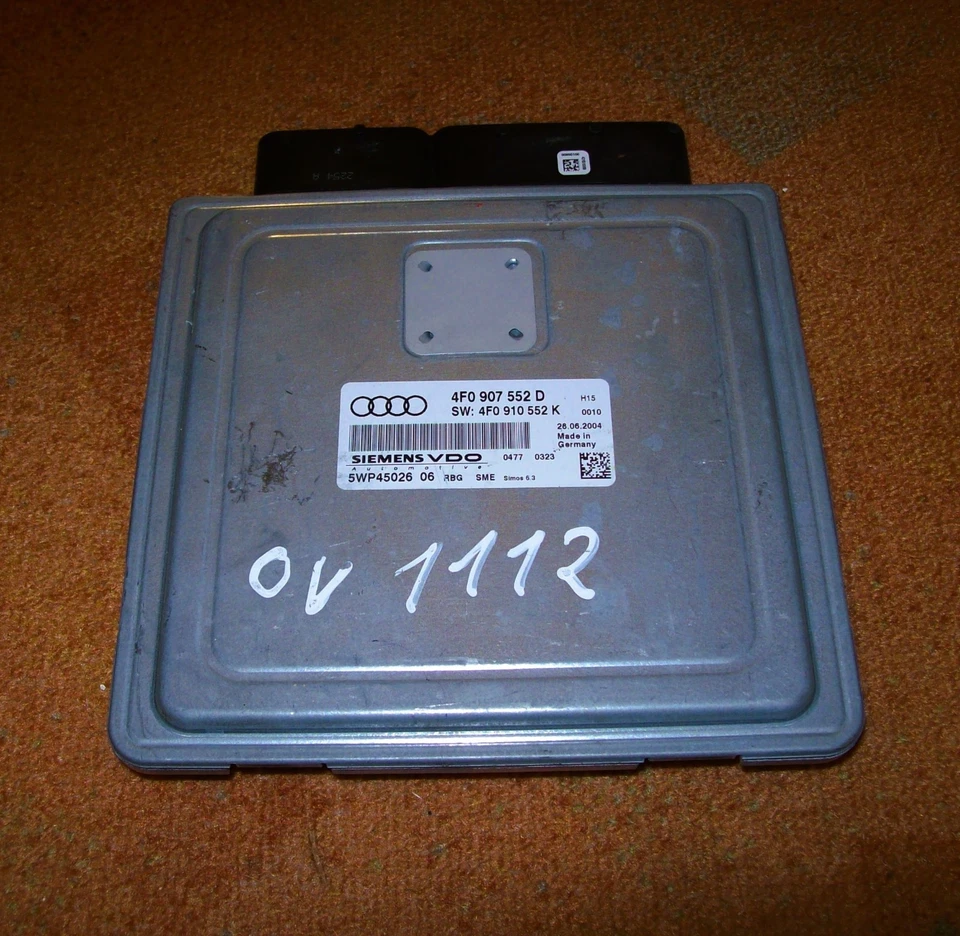 Centralina motore Audi A6 (4F2) 2.4 V6 BDW 4F0910552K 06/2004 5WP45026 06 H15 - Immagine 1 di 1