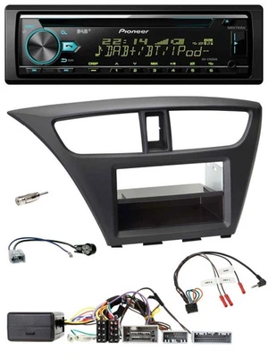 Pioneer DAB Lenkrad CD USB Bluetooth Autoradio für Honda Civic (ab 2012) - Bild 1 von 4