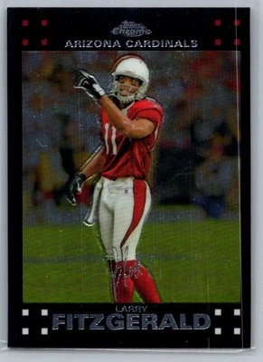 2007 Topps Chrome Larry Fitzgerald Arizona Cardinals #TC20 - Image 1 of 2