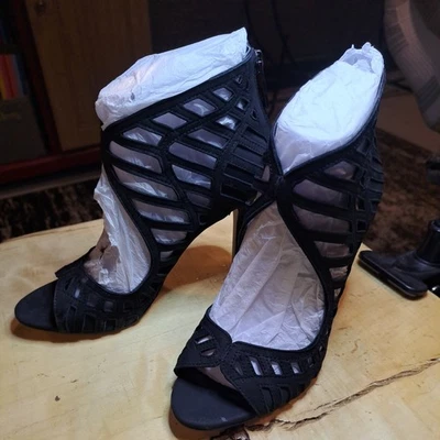 Женские туфли на высоком каблуке BCBG Generation 6,5 M, черные сексуальные каблуки 4 дюйма - Изображение 1 из 4