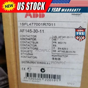 AF145-30-11 ABB Contactor 100-250V 20-60V 48-130V Fast Shipping US Free TAX - Picture 1 of 4