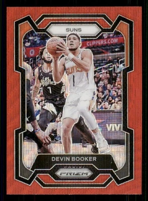 2023-24 Panini Prizm Prizms Ruby Wave #58 Devin Booker - Image 1 of 2