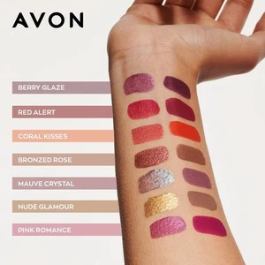 Avon Matte & Metal Liquid Lip Duo 2 in 1 Colour Lipstick Choose Your Shade New - Picture 1 of 1
