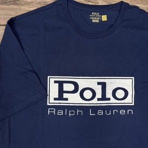 Polo Ralph Lauren Men's Big & Tall Polo Logo T-Shirt Navy Size 3XLT NWT - Picture 1 of 8