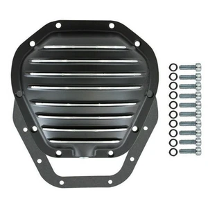 Black Finned Aluminum 10-Bolt Diff Differential Cover, Fits Dana 60 - Picture 1 of 1