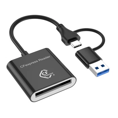 10Gbps CFexpress Type B Card Reader Writer USB3.2 Gen2 USB-C CFe Card1149 - Imagen 1 de 4