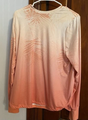 Рубашка рыболовная REALTREE с отверстиями для большого пальца и разделенными сторонами, женский размер большой - Изображение 1 из 4