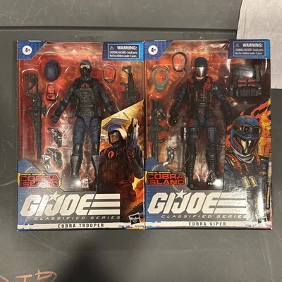 G.I. Serie Clasificada Joe Cobra Island Cobra Trooper #12 + Cobra Viper Foto 1 de 4