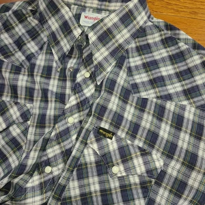 Vintage Chute Pearl Snap Hemd Herren XL 70er kariert Western Cowboy Rodeo - Bild 1 von 9