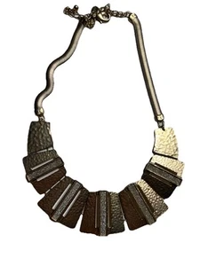 Chicos Halskette goldfarben Vintage Statement Schmuck Schmuck Schmuck Deko Sammler - Bild 1 von 11