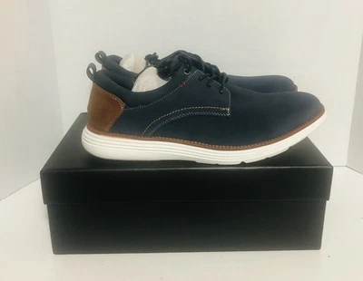 На шнуровке синий коричневый мужской размер ЕС 41 США 8 повседневный официальный бизнес Derby туфли новый - Изображение 1 из 4