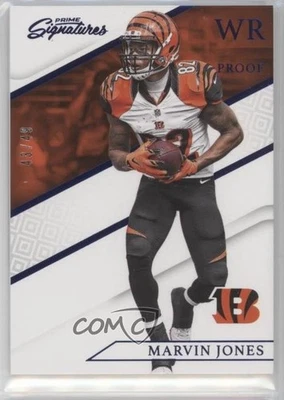 2016 Panini Prime Signatures Prime Proof Blue /49 Marvin Jones #196 - Image 1 of 2