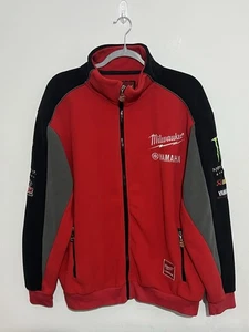 Milwaukee Yamaha Clinton Energy Men's Zip-Through Fleece Jacket. Size L - Picture 1 of 12