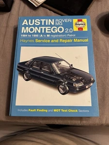 Austin Montego Rover MG 2.0 1984 to 1995 A to M Reg Haynes Workshop Manual - Picture 1 of 4