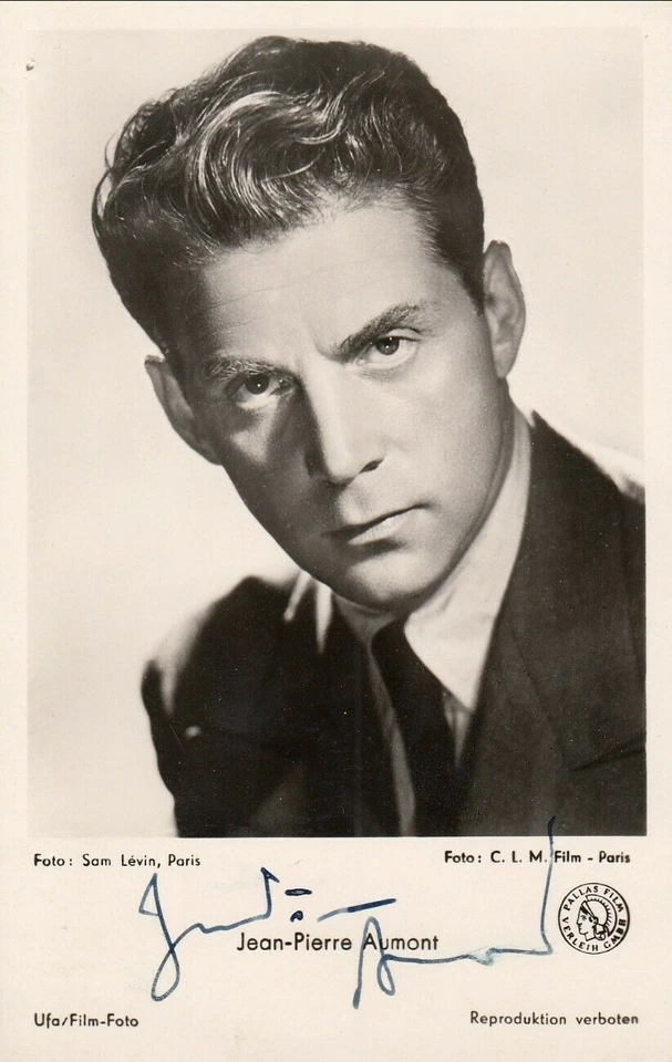 Jean-Pierre Aumont+ - original signierte UFA Karte FK 700 - "VERSAILLES" - Bild 1 von 1