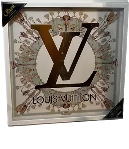 LOUIS VUITTON LV by Oliver Gal Glass Framed Wall Art Decor 16" x 16" NEW - Picture 1 of 9