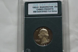 1982 - S Washington Quarter Cameo Proof - Picture 1 of 4