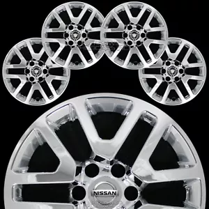 4 fit Nissan Frontier 2014-2020 Chrome 16" Wheel Skins Hub Caps Alloy Rim Covers - Picture 1 of 9